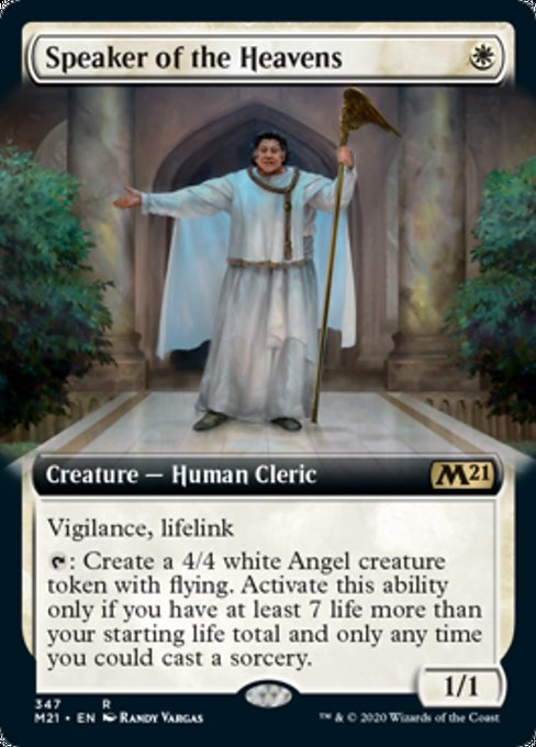 Speaker of the Heavens (Extended Art) [Core Set 2021] - Destination Retro