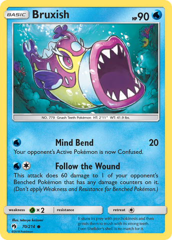 Bruxish (70/214) [Sun & Moon: Lost Thunder] - Destination Retro