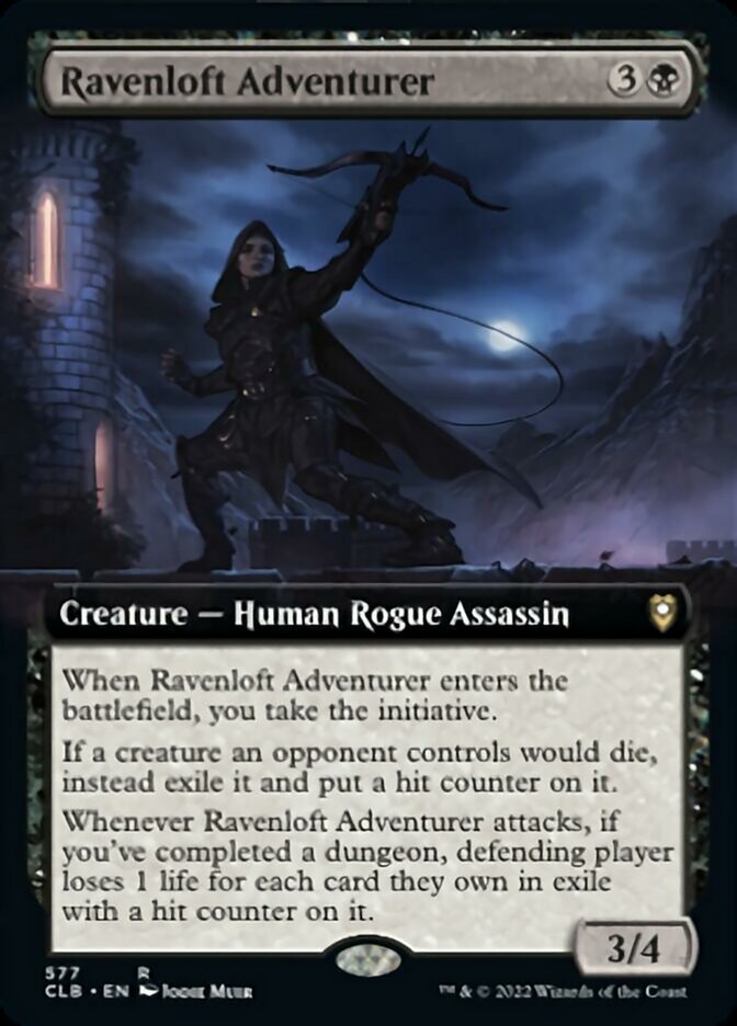 Ravenloft Adventurer (Extended Art) [Commander Legends: Battle for Baldur's Gate] - Destination Retro