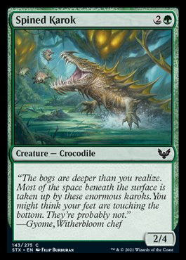 Spined Karok [Strixhaven: School of Mages] - Destination Retro
