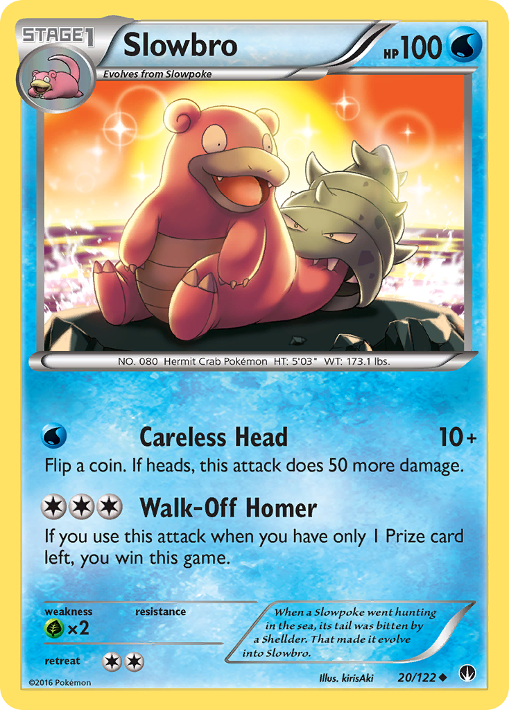 Slowbro (20/122) [XY: BREAKpoint] - Destination Retro