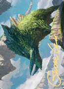 Yasharn, Implacable Earth Art Card (Gold-Stamped Signature) [Zendikar Rising Art Series] - Destination Retro