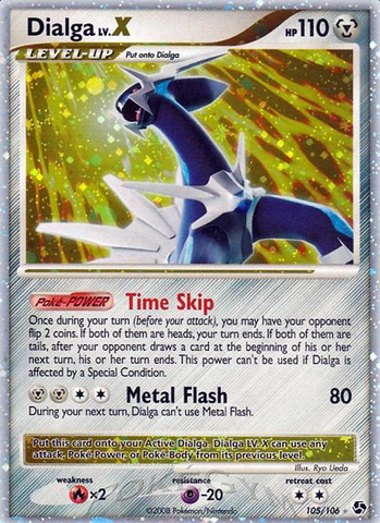 Dialga LV.X (105/106) [Diamond & Pearl: Great Encounters] - Destination Retro