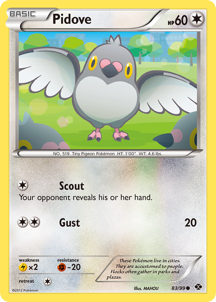 Pidove (83/99) [Black & White: Next Destinies] - Destination Retro