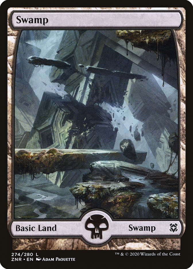 Swamp (274) [Zendikar Rising] - Destination Retro