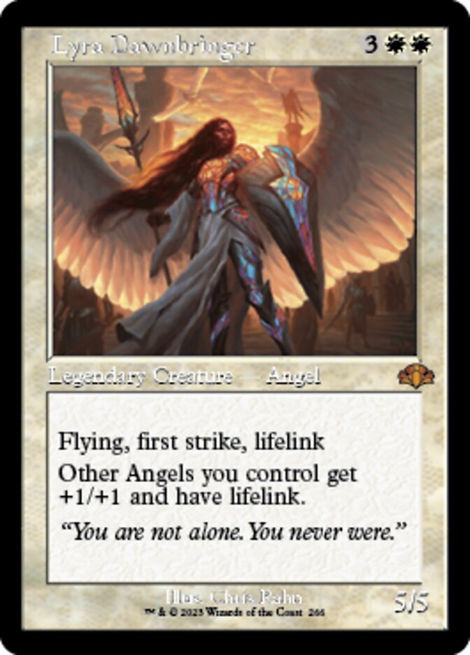 Lyra Dawnbringer (Retro) [Dominaria Remastered] - Destination Retro