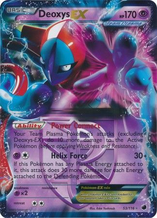 Deoxys EX (53/116) (Jumbo Card) [Black & White: Plasma Freeze] - Destination Retro