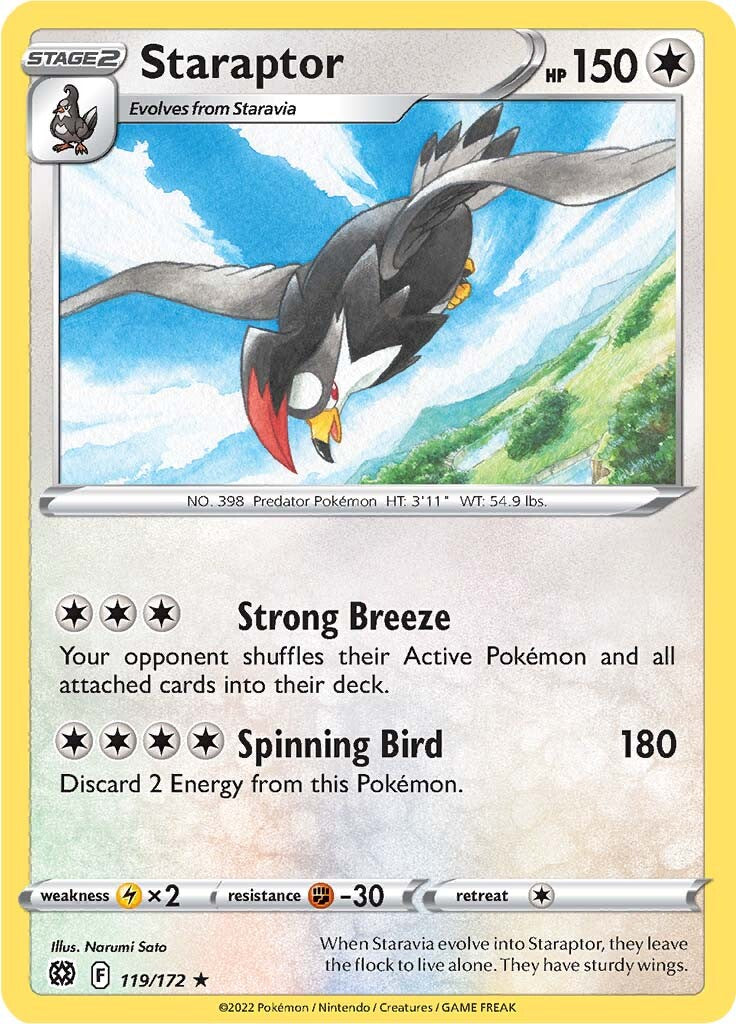 Staraptor (119/172) [Sword & Shield: Brilliant Stars] - Destination Retro