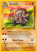 Graveler (37/62) [Fossil 1st Edition] - Destination Retro