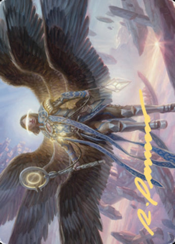 Angel of Destiny Art Card (Gold-Stamped Signature) [Zendikar Rising Art Series] - Destination Retro
