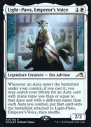 Light-Paws, Emperor's Voice [Kamigawa: Neon Dynasty Prerelease Promos] - Destination Retro