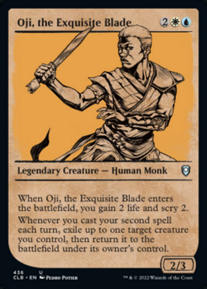 Oji, the Exquisite Blade (Showcase) [Commander Legends: Battle for Baldur's Gate] - Destination Retro