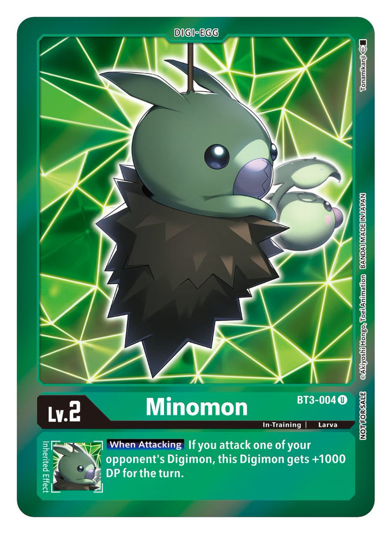 Minomon [BT3-004] (Event Pack 2) [Release Special Booster Ver.1.5] - Destination Retro