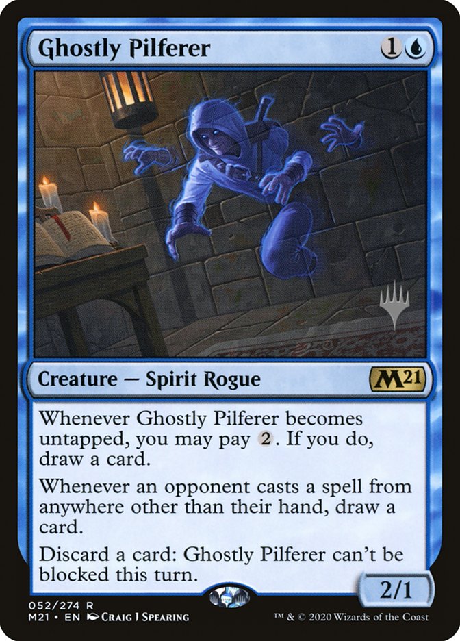 Ghostly Pilferer (Promo Pack) [Core Set 2021 Promos] - Destination Retro