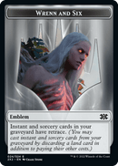 Wrenn and Six Emblem // Monk Double-sided Token [Double Masters 2022 Tokens] - Destination Retro