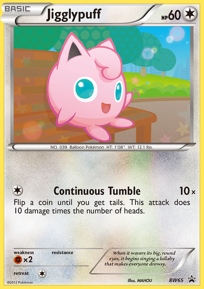 Jigglypuff (BW65) [Black & White: Black Star Promos] - Destination Retro