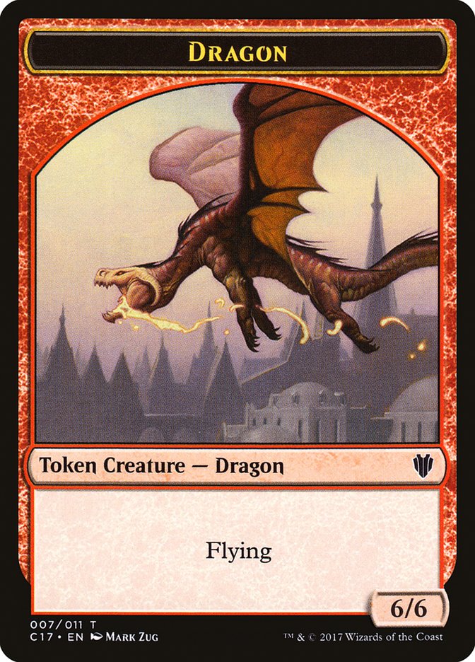 Dragon Token (007/011) [Commander 2017 Tokens] - Destination Retro