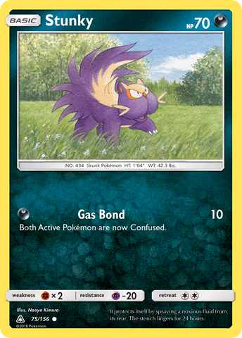 Stunky (75/156) [Sun & Moon: Ultra Prism] - Destination Retro