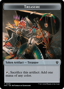 Thopter // Treasure Double-Sided Token [Murders at Karlov Manor Commander Tokens] - Destination Retro