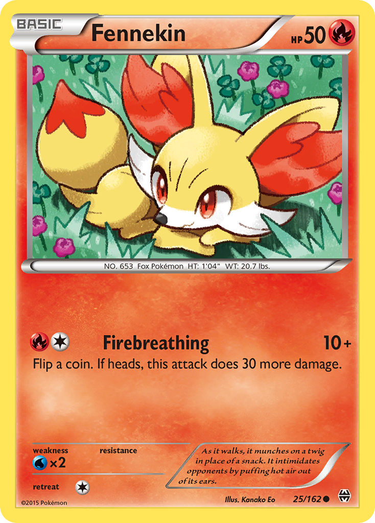 Fennekin (25/162) [XY: BREAKthrough] - Destination Retro