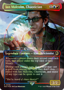 Ian Malcolm, Chaotician Emblem (Borderless) [Jurassic World Collection Tokens] - Destination Retro