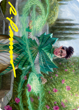 Kianne, Dean of Substance Art Card (Gold-Stamped Signature) [Strixhaven: School of Mages Art Series] - Destination Retro