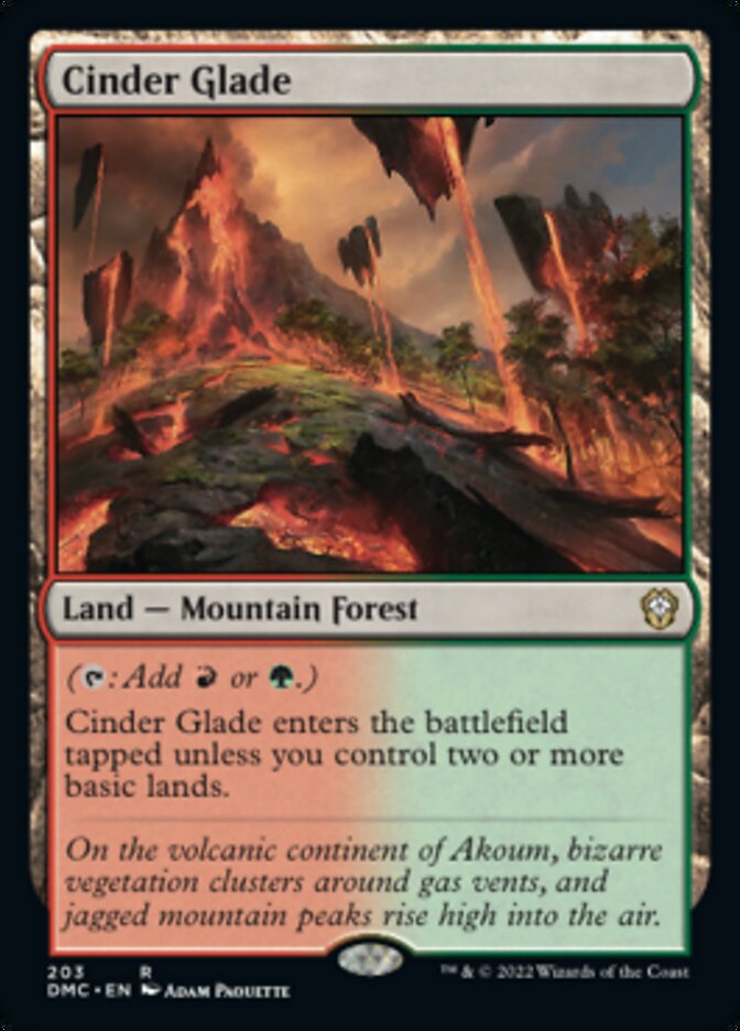 Cinder Glade [Dominaria United Commander] - Destination Retro