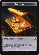Wolf (013) // Treasure (015) Double-sided Token [Challenger Decks 2022 Tokens] - Destination Retro