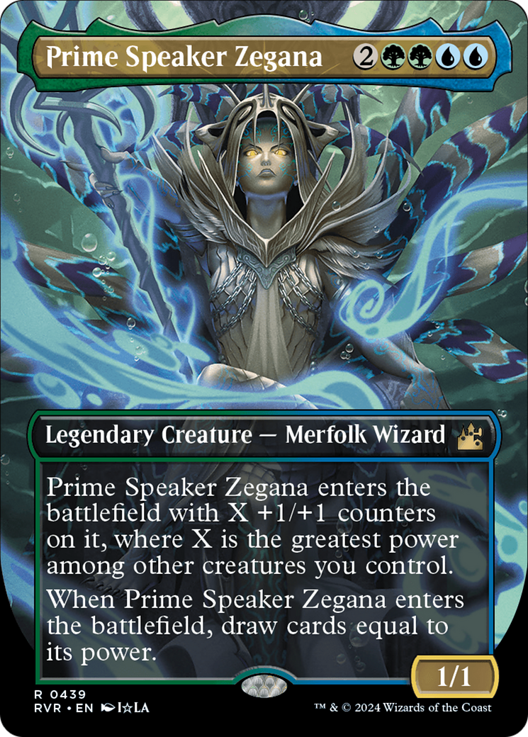 Prime Speaker Zegana (Anime Borderless) [Ravnica Remastered] - Destination Retro