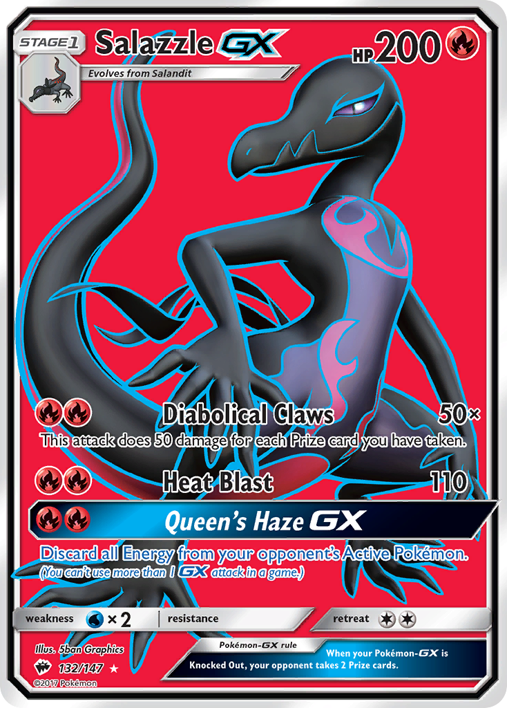 Salazzle GX (132/147) [Sun & Moon: Burning Shadows] - Destination Retro