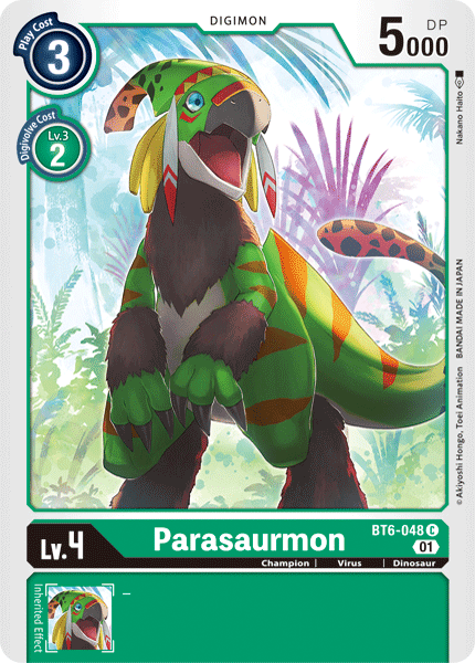 Parasaurmon [BT6-048] [Double Diamond] - Destination Retro