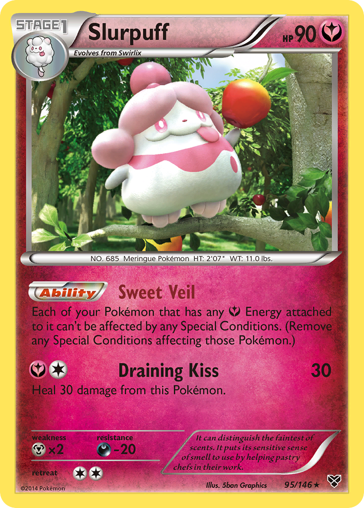 Slurpuff (95/146) [XY: Base Set] - Destination Retro