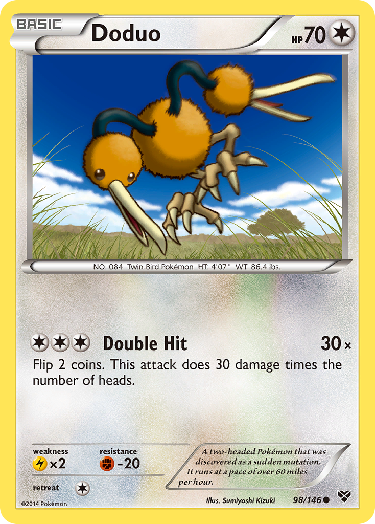 Doduo (98/146) [XY: Base Set] - Destination Retro