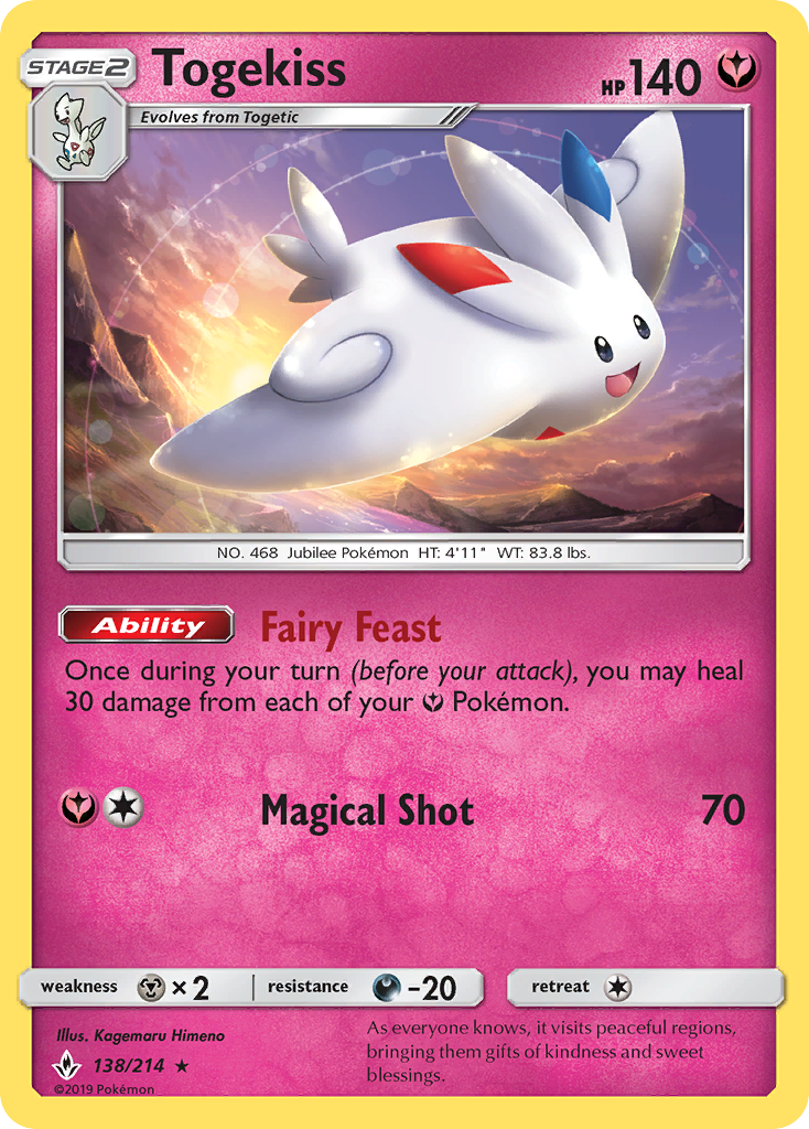 Togekiss (138/214) [Sun & Moon: Unbroken Bonds] - Destination Retro