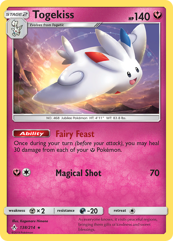 Togekiss (138/214) [Sun & Moon: Unbroken Bonds] - Destination Retro