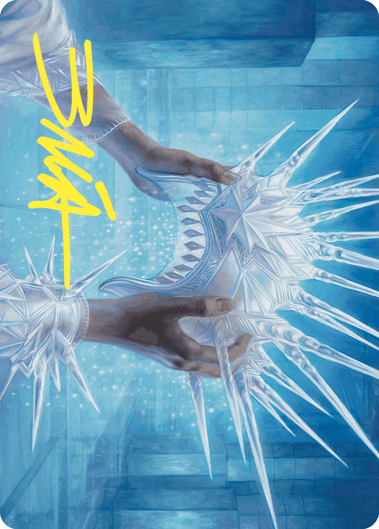 Hylda's Crown of Winter Art Card (Gold-Stamped Signature) [Wilds of Eldraine Art Series] - Destination Retro