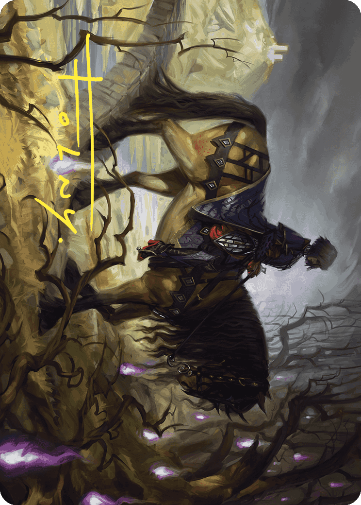 Rowan's Grim Search Art Card (Gold-Stamped Signature) [Wilds of Eldraine Art Series] - Destination Retro