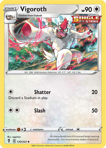 Vigoroth (130/203) [Sword & Shield: Evolving Skies] - Destination Retro
