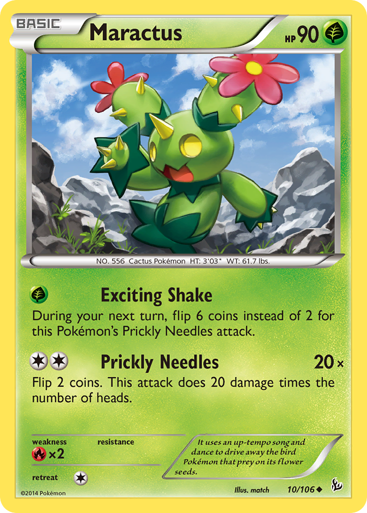 Maractus (10/106) [XY: Flashfire] - Destination Retro
