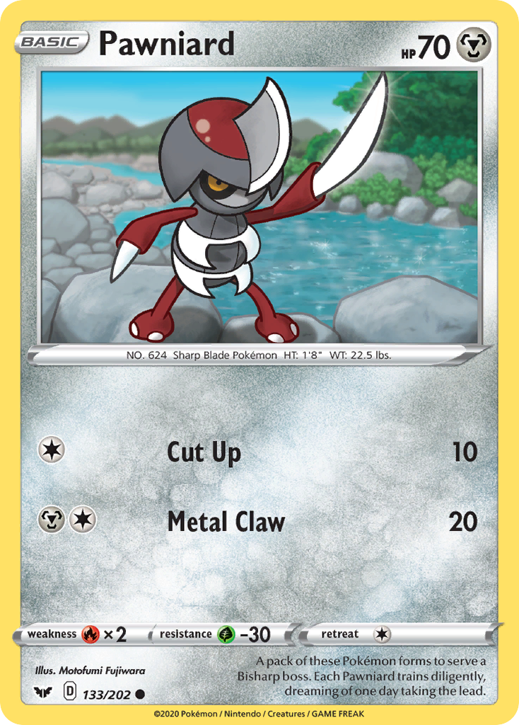 Pawniard (133/202) [Sword & Shield: Base Set] - Destination Retro