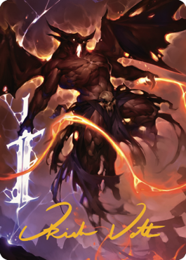 Balor Art Card (Gold-Stamped Signature) [Commander Legends: Battle for Baldur's Gate Art Series] - Destination Retro