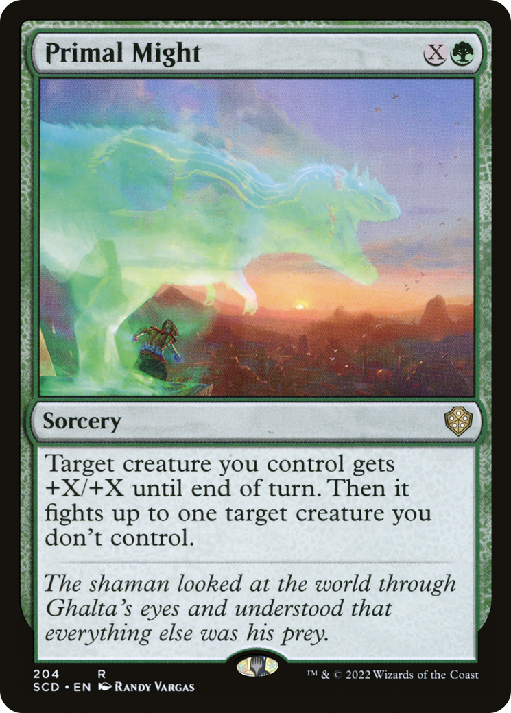 Primal Might [Starter Commander Decks] - Destination Retro