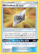 Normalium Z: Tackle (203/236) [Sun & Moon: Unified Minds] - Destination Retro