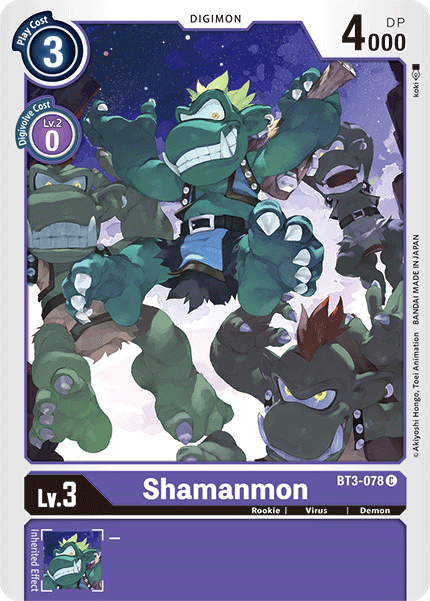 Shamanmon [BT3-078] [Release Special Booster Ver.1.5] - Destination Retro