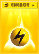 Lightning Energy (128/130) [Base Set 2] - Destination Retro