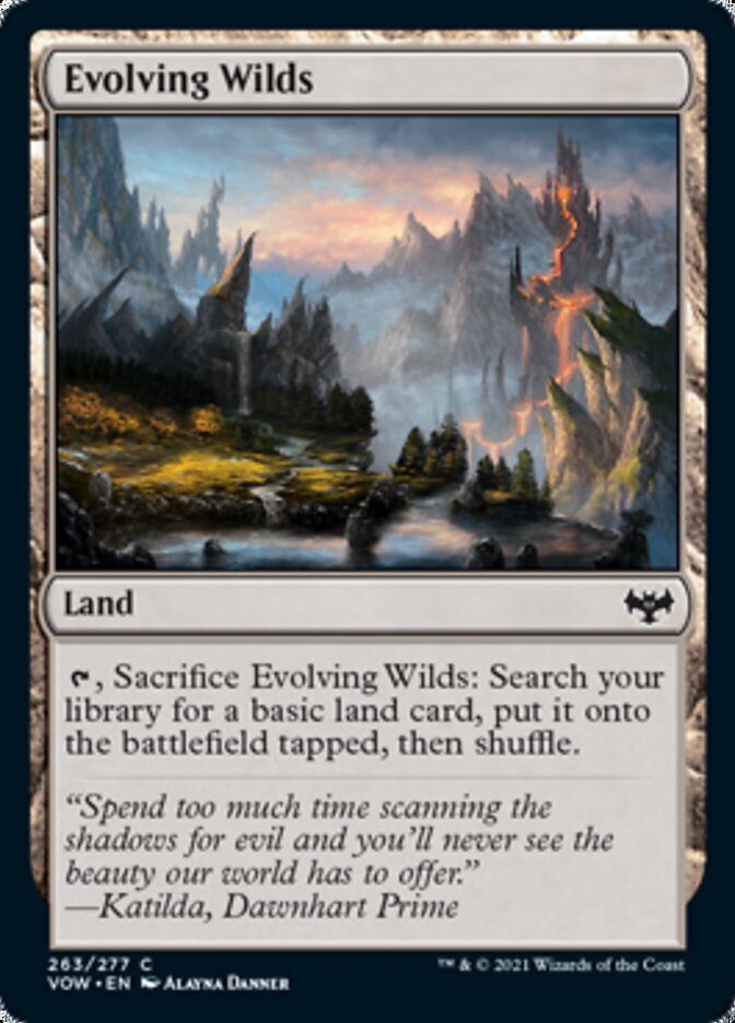 Evolving Wilds [Innistrad: Crimson Vow] - Destination Retro