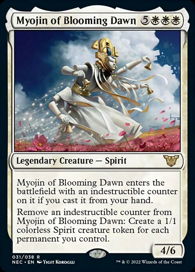 Myojin of Blooming Dawn [Kamigawa: Neon Dynasty Commander] - Destination Retro