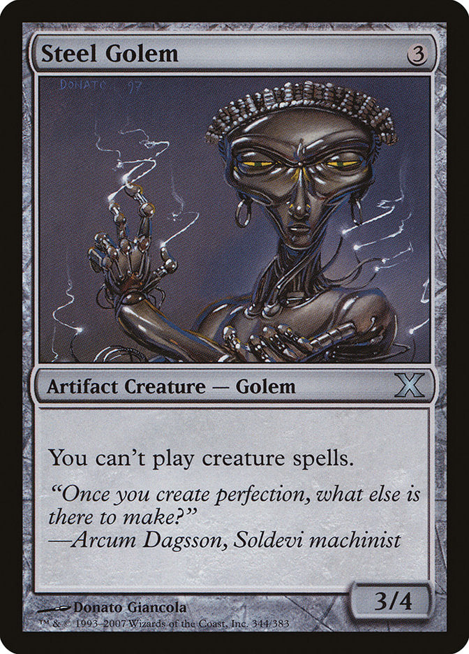 Steel Golem [Tenth Edition] - Destination Retro
