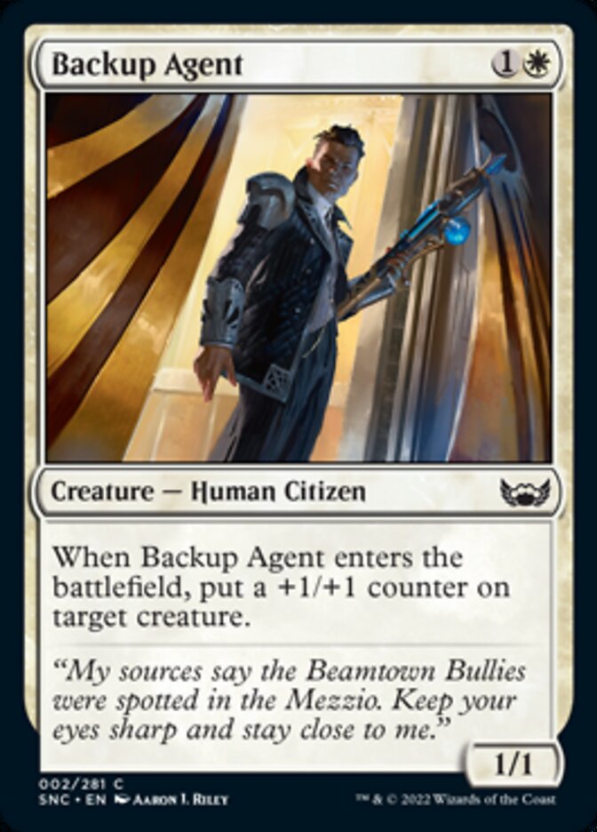 Backup Agent [Streets of New Capenna] - Destination Retro