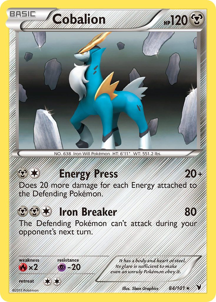 Cobalion (84/101) [Black & White: Noble Victories] - Destination Retro